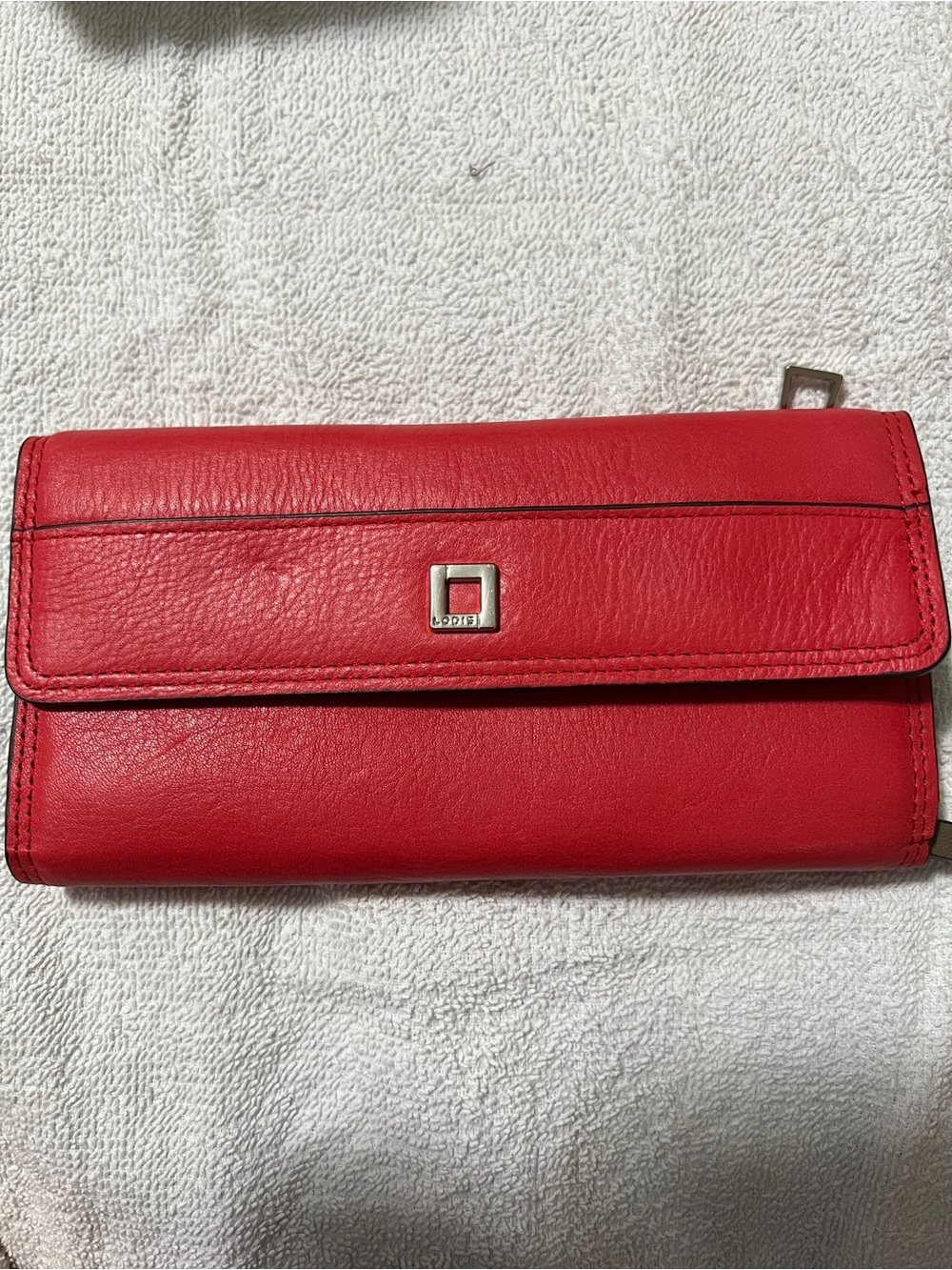 Red Leather Lodi’s Women's Wallet Classic Style